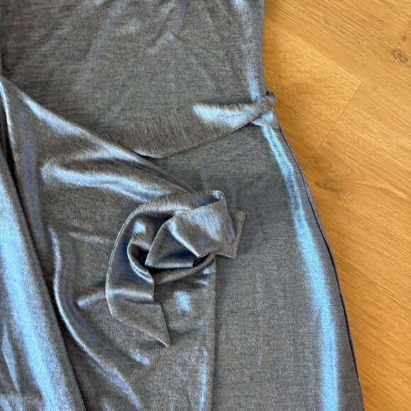 Lovers + Friends Kahlo Midi Dress Electric Blue Shimmer Size XS Revolve - Picture 6 of 9